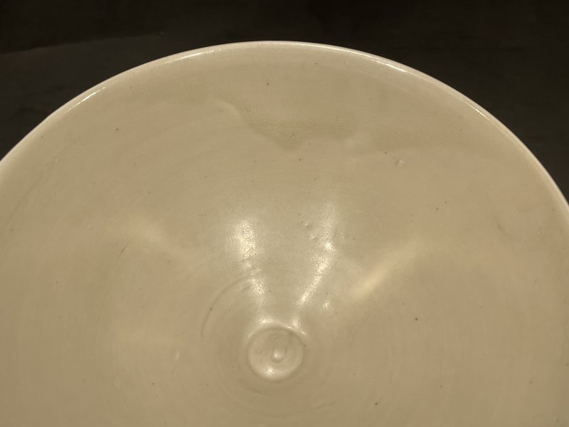 明 定窑斗笠盏 - 图7