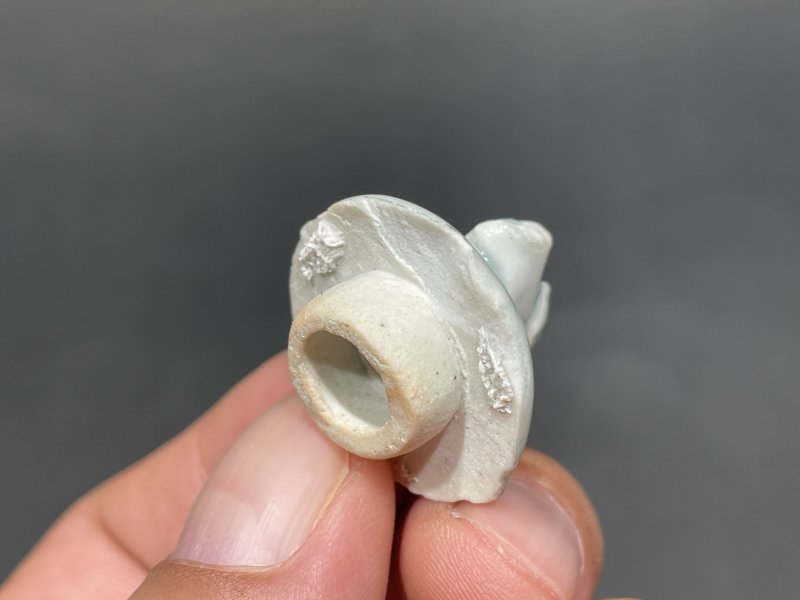明 湖田窑并蒂莲水注 - 图5