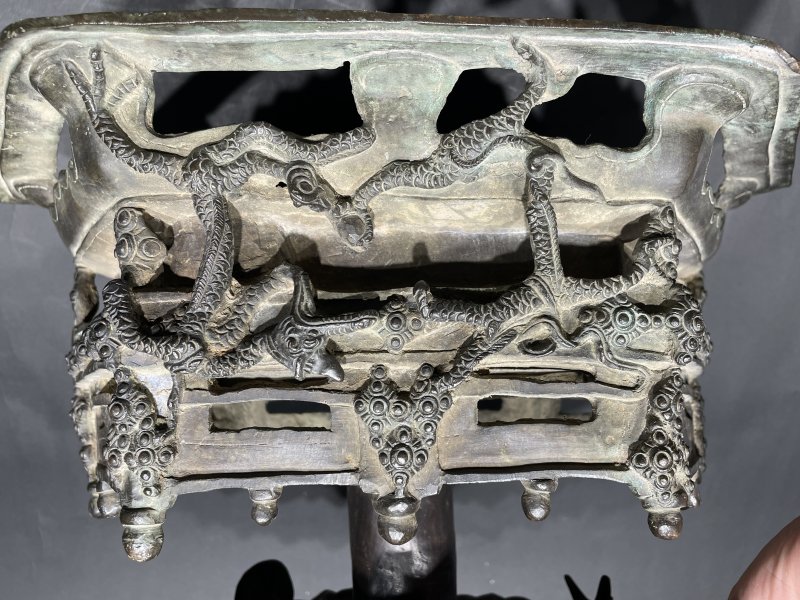 明 铜三拿式阿弥陀佛座像 - 图17