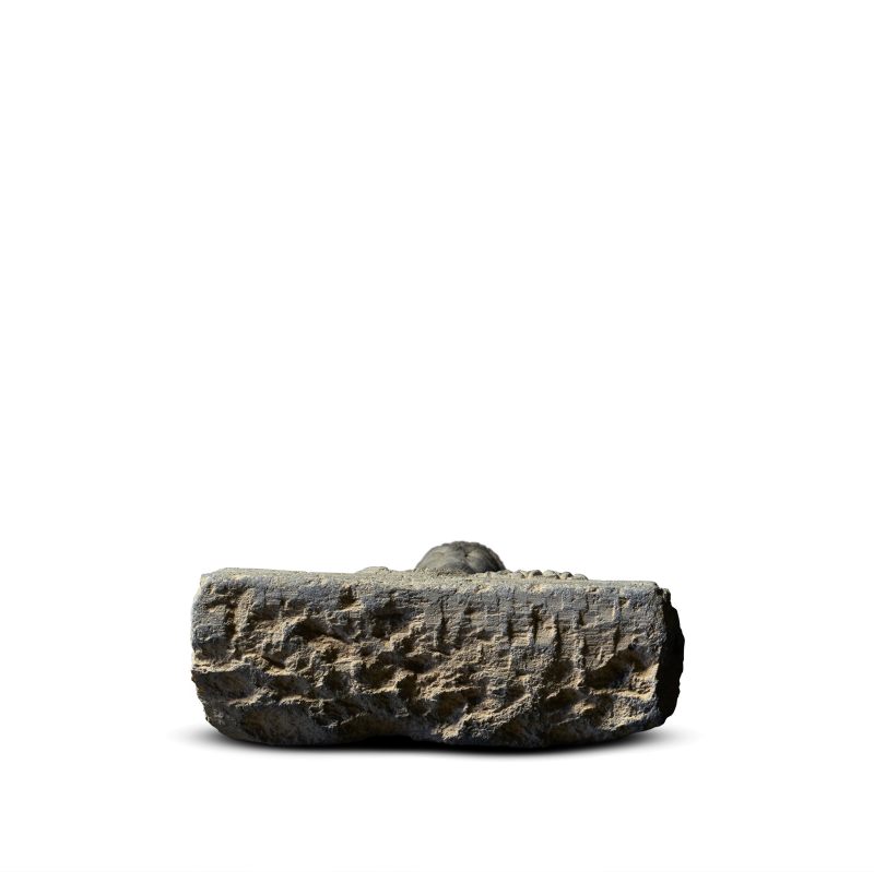 A gray schist figure of seated Buddha, Ancient region of Gandhara, 3rd / 4th century - 图5
