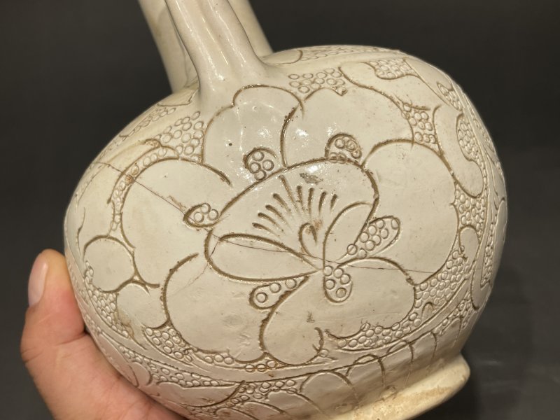明 登封窑刻花执壶 - 图13