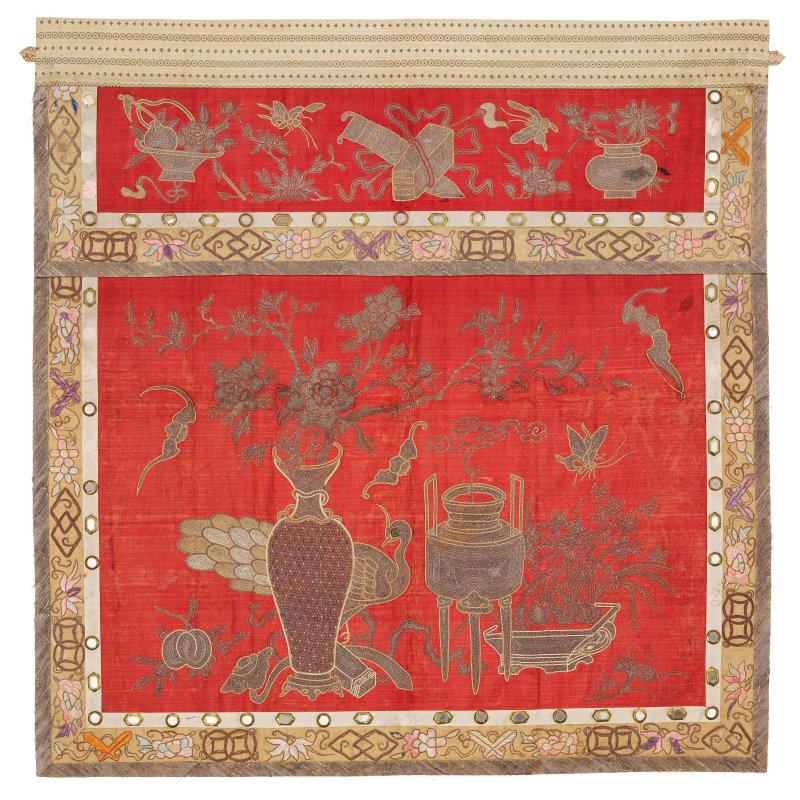 晚清至民國 絲緞綉品六件 | A GROUP OF SIX EMBROIDERED PANELS