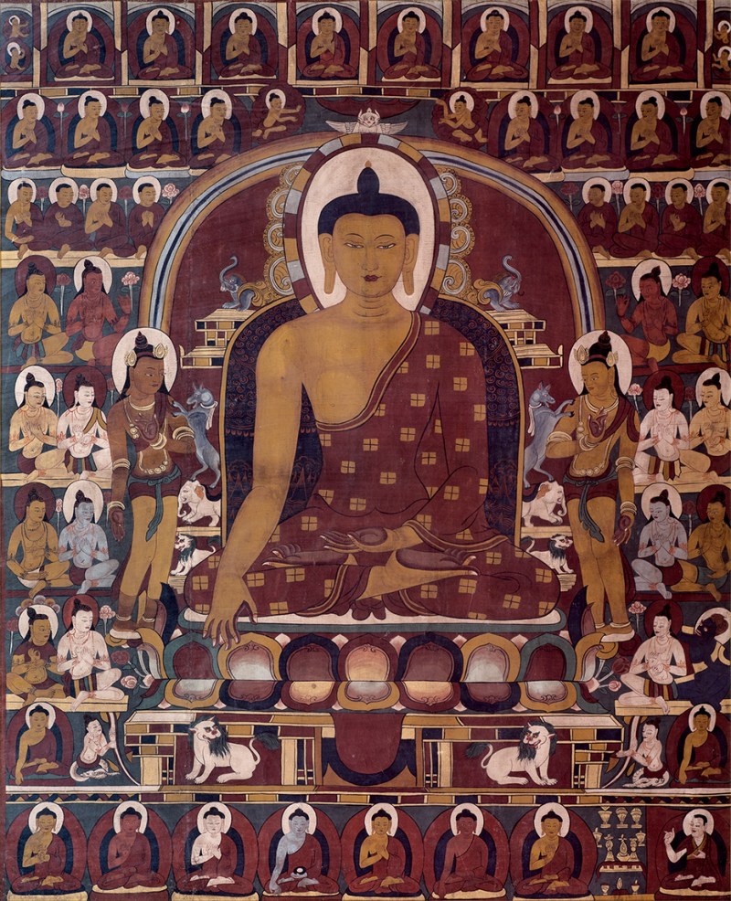 唐卡  释迦牟尼