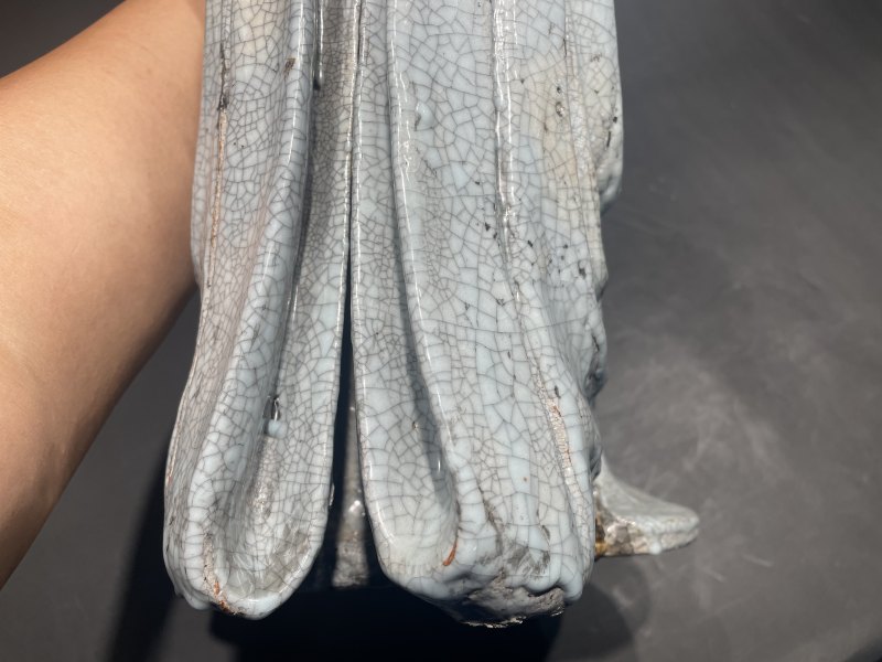 清 石湾窑罗汉瓷塑 - 图15