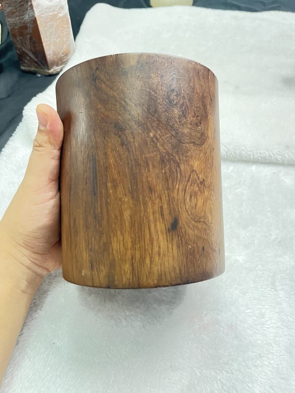 黄花梨笔筒 - 图2