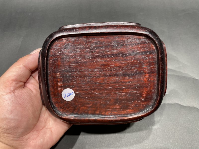 清光绪 窑变釉穿带杏圆瓶 - 图12