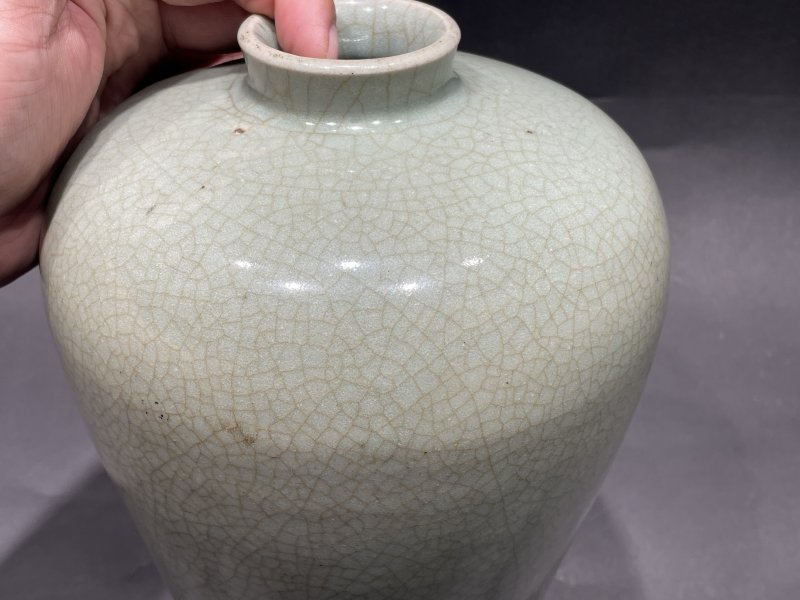 清康熙 仿河南青瓷梅瓶 - 图6