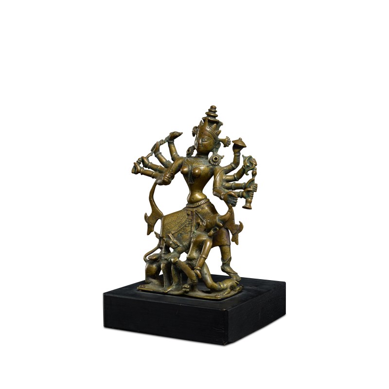 A bronze figure of Durga, India, Orissa, 17th / 18th century - 图3
