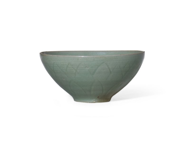 明 高丽青瓷碗（带包装）