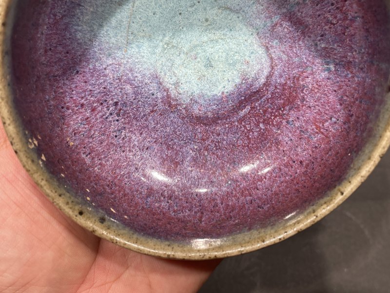 明 钧窑红斑钵 - 图8