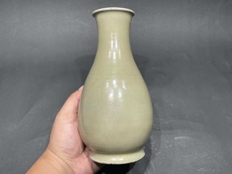 明 龙泉窑鹅颈瓶 - 图4