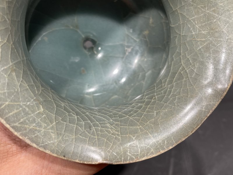 明 龙泉官窑花口花盆 - 图8