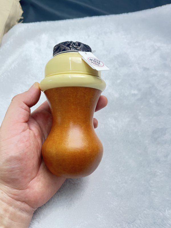 匏制素面渣斗形虫具 - 图5