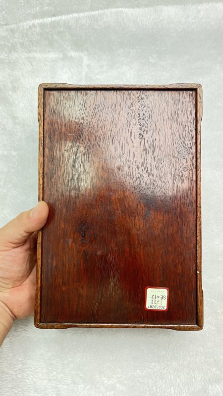 素面手石砚（附原装木盒） - 图5