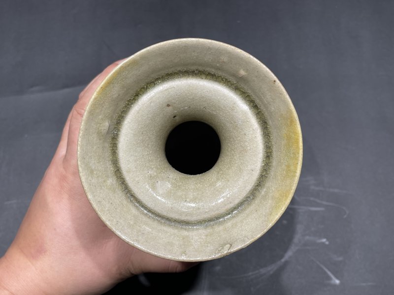 明 象州窑六系盘口壶（刻莲瓣） - 图6