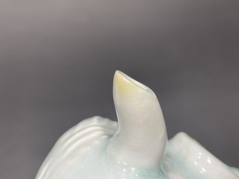 明 湖田窑并蒂莲水注 - 图11