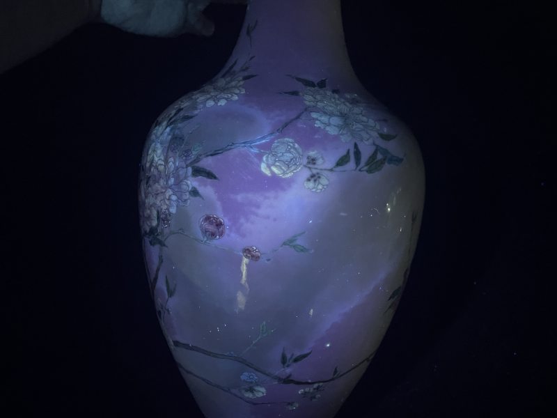 清雍正 御制粉彩碧桃花观音尊 - 图16