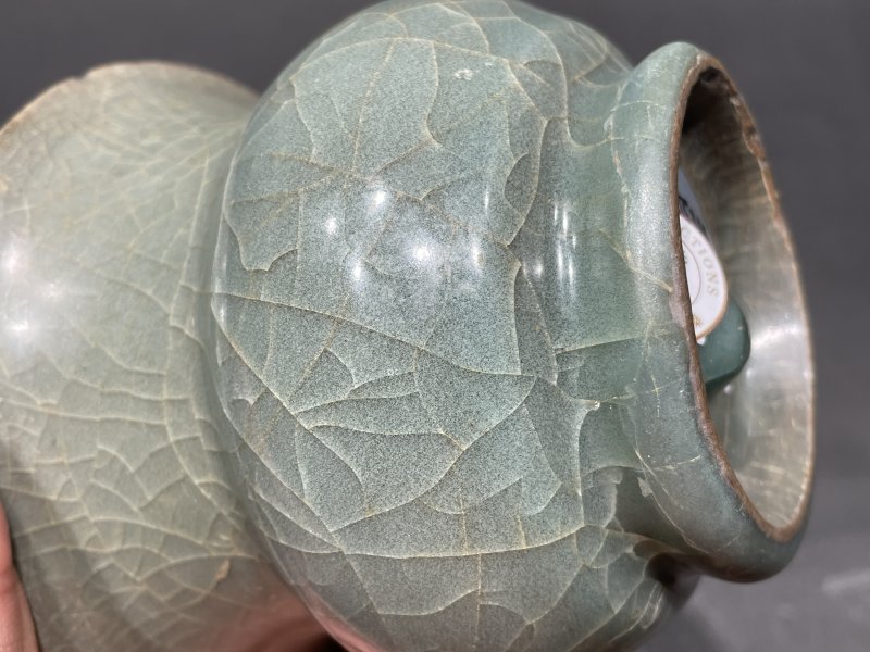 明 龙泉官窑花口花盆 - 图10