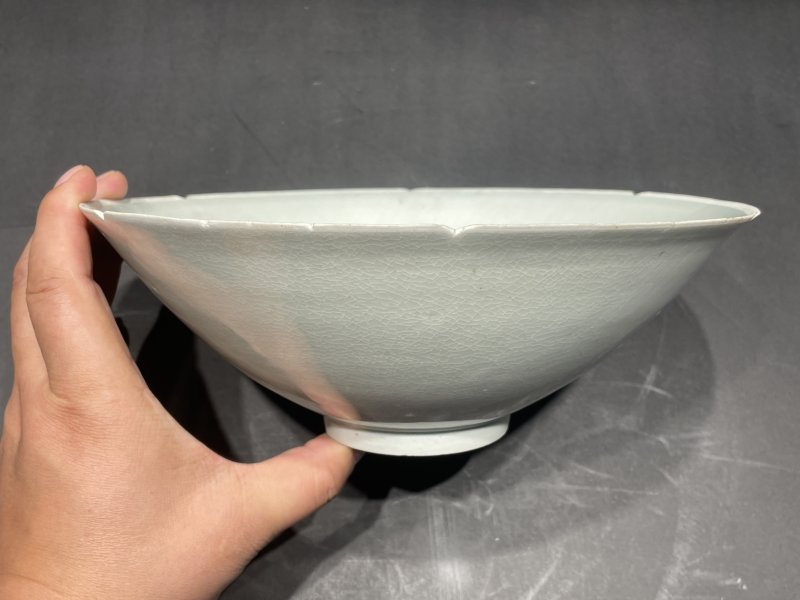 明 湖田窑斗笠碗 - 图6