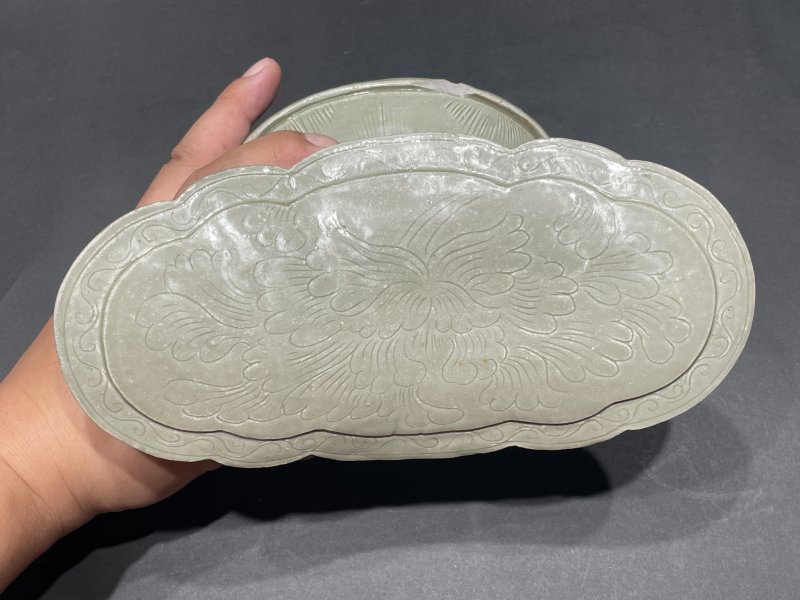 明 越窑青瓷鹿型脉枕 - 图6