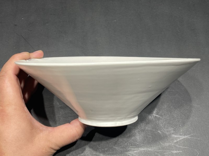 明 定窑斗笠碗 - 图2