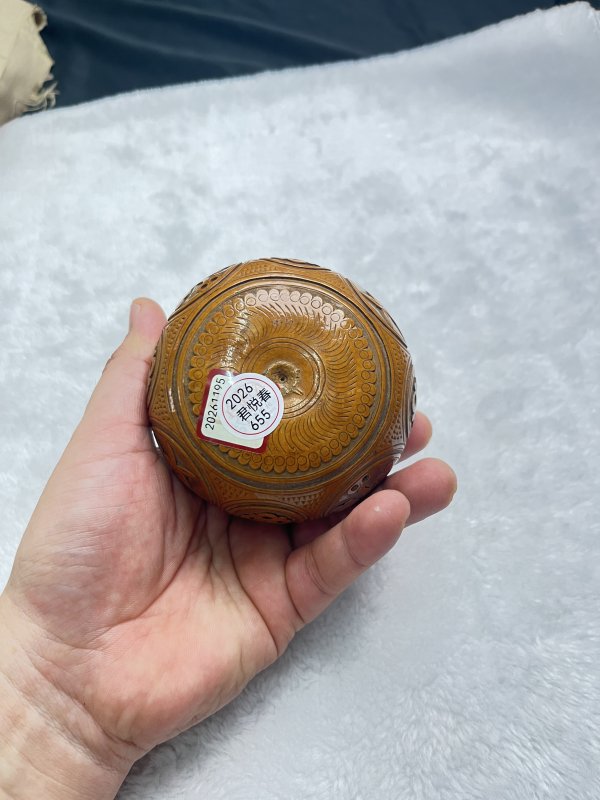 匏制花卉圆形虫具 - 图8