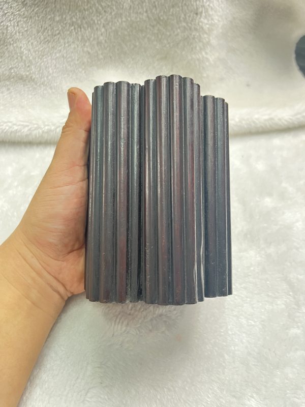 红木束状花口笔筒 - 图2