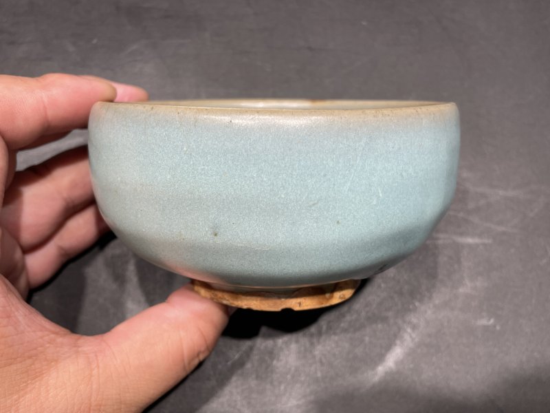 明 钧窑月白釉钵 - 图2