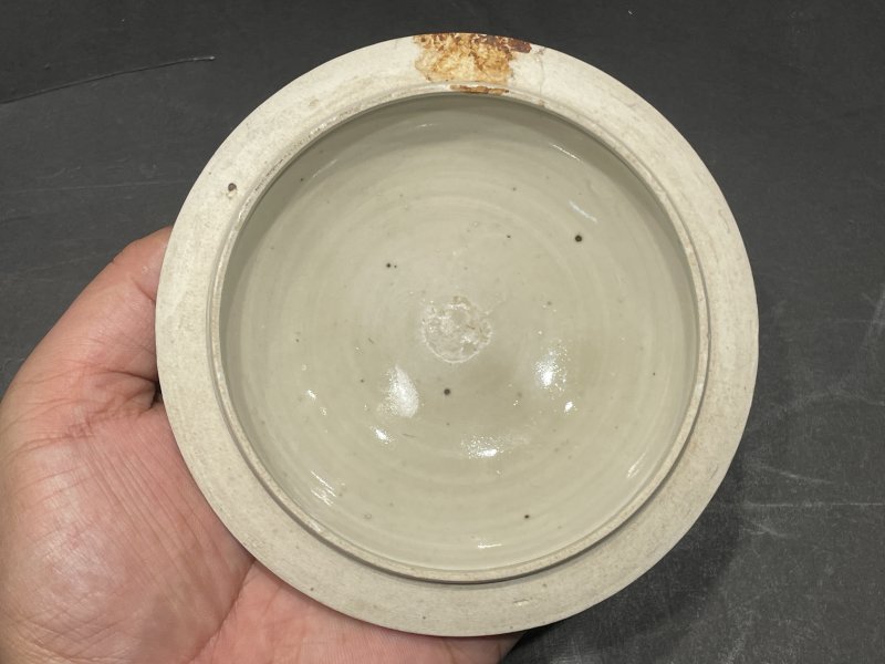 明 定窑白釉盖钵 - 图7