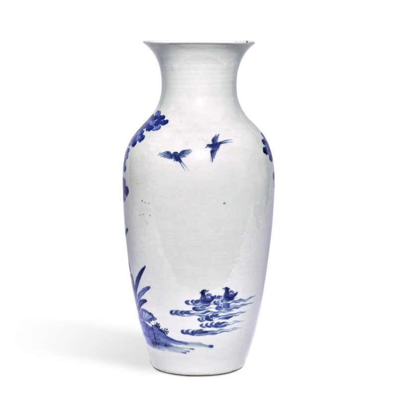 清十九世紀 青花鳳凰紋瓶 - 图3