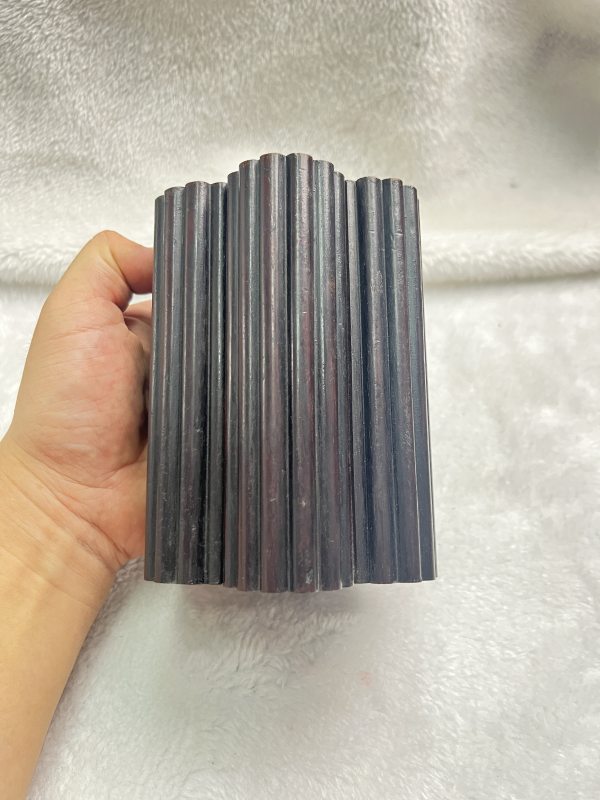 红木束状花口笔筒 - 图4