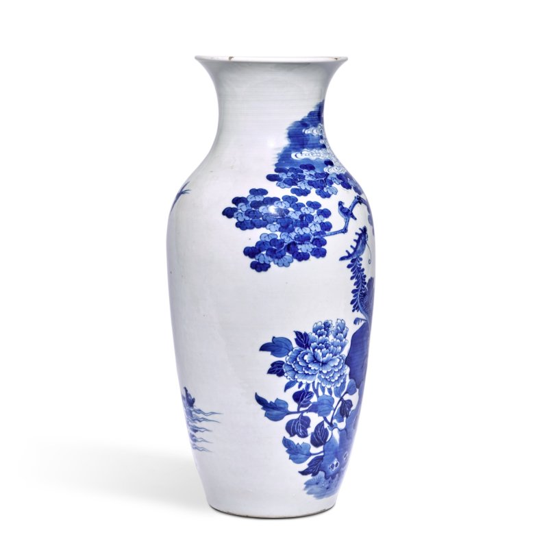 清十九世紀 青花鳳凰紋瓶 - 图4