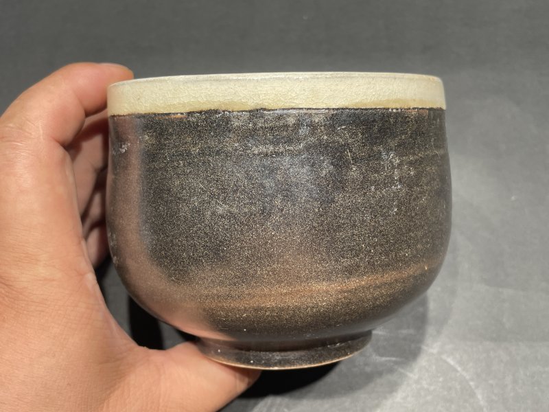 明 巩县窑淄素钵 - 图3