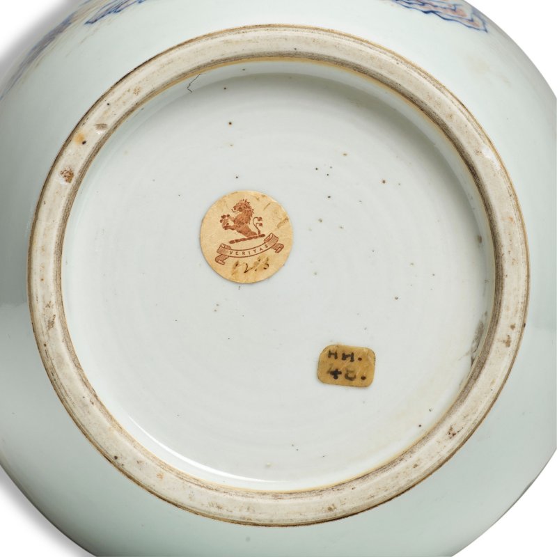 十九世紀 青花釉裏紅山水漁樂圖罐 | AN UNDERGLAZE COPPER-RED AND BLUE 'FISHERMAN' VASE - 图6
