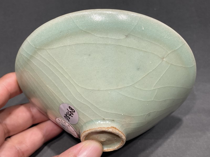明 龙泉粉青釉斗笠盏 - 图2
