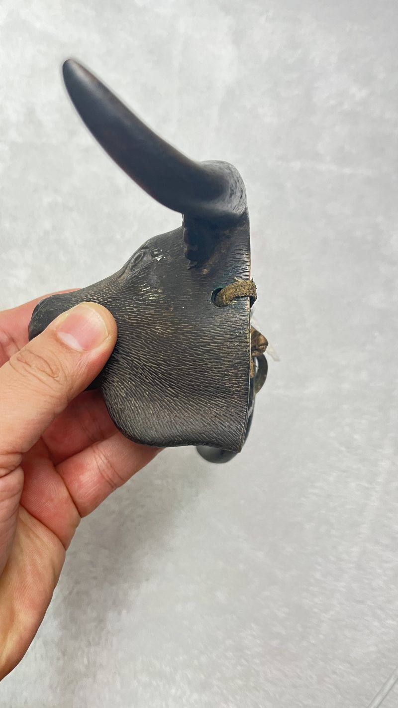 铜牛头法器 - 图6