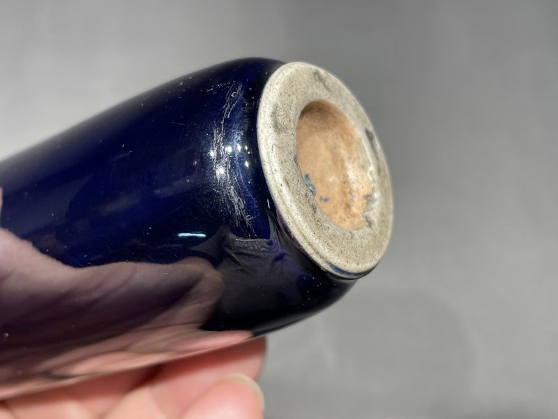 清雍正 茄皮紫小灯笼瓶 - 图8