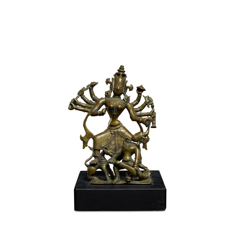 A bronze figure of Durga, India, Orissa, 17th / 18th century