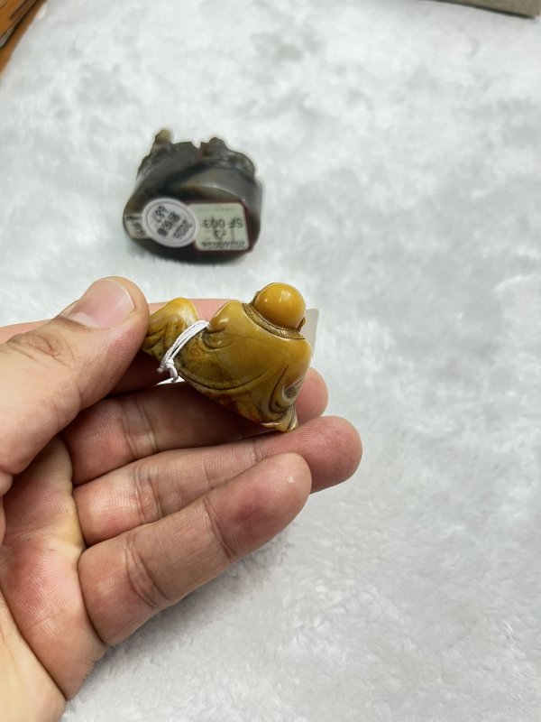 罗汉、动物钮石印章一组 - 图10