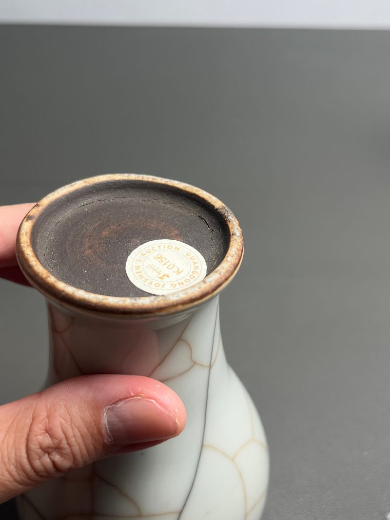 清雍正  仿哥釉广口梅瓶 - 图19