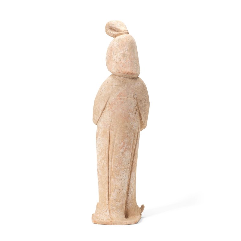 唐 仕女俑 | A POTTERY FIGURE OF A COURT LADY - 图3