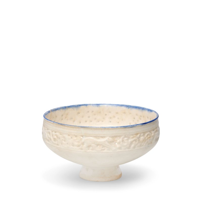 A moulded and pierced pottery bowl - 图5