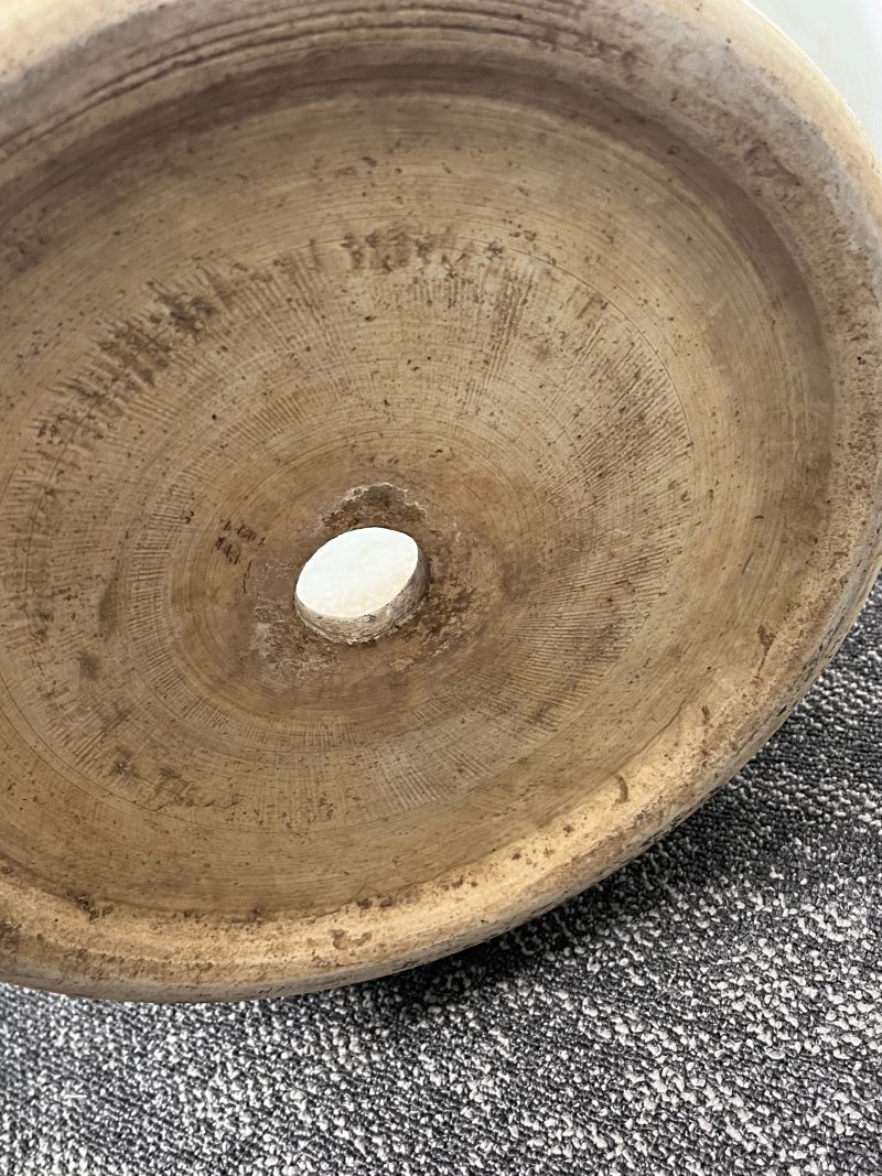 清康熙  御制青花釉里红“八龙贺寿”纹大花盆 ( 带木座 ) - 图21