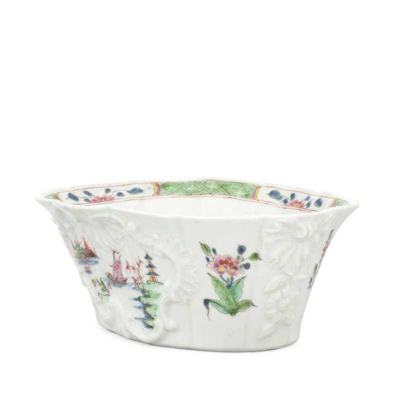 An exceptional Worcester potting pot, circa 1752-53 - 图8