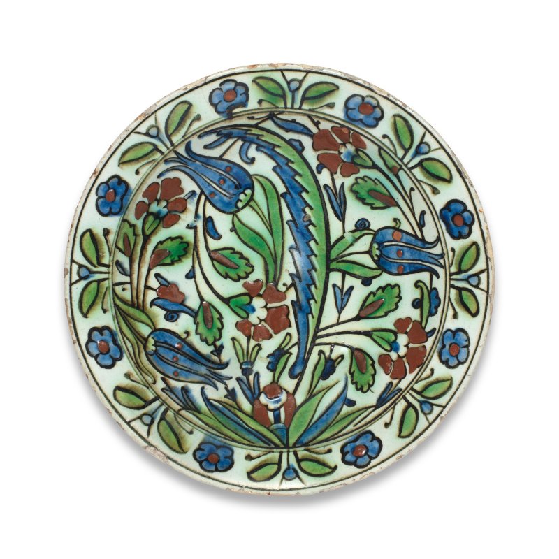 An Iznik pottery dish, - 图4