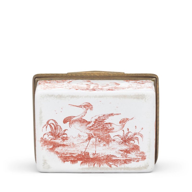 A fine Birmingham enamel snuff box, circa 1755-58 - 图6