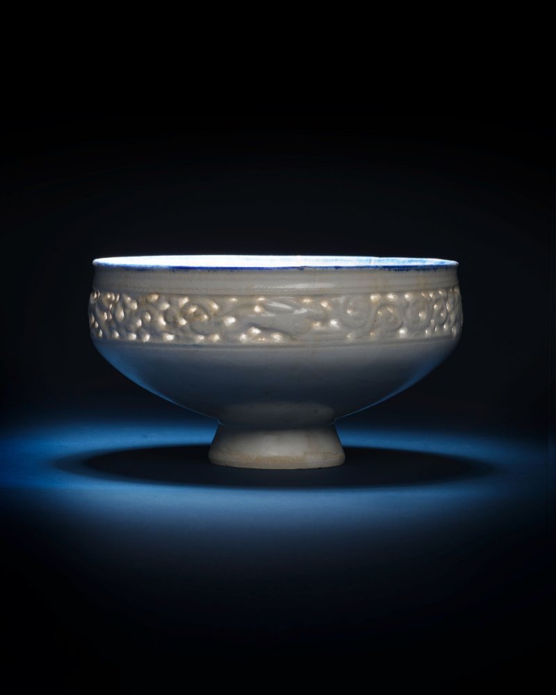 A moulded and pierced pottery bowl - 图7