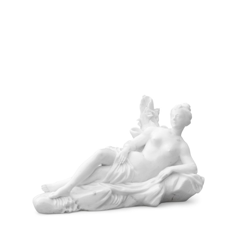 A Vincennes white figure of a Naiad or "Baigneuse", circa 1750 - 图2