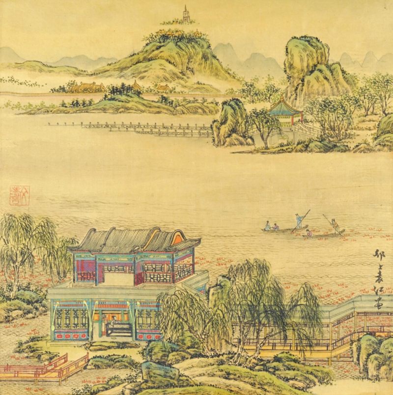    袁江 風景