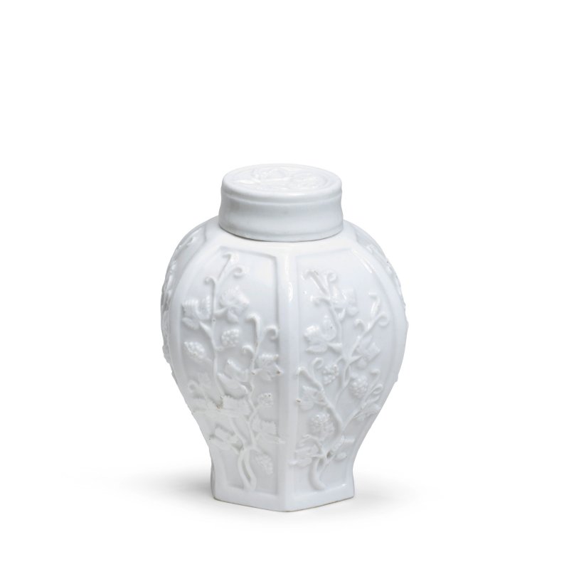 A Meissen hexagonal tea canister and cover, circa 1725-30 - 图4